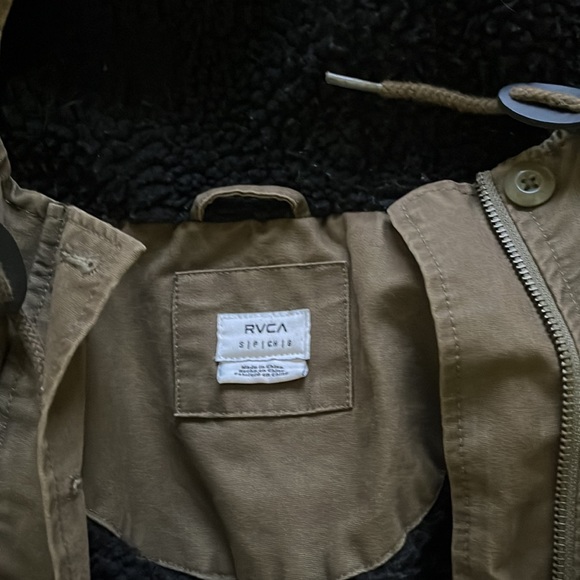 RVCA Cotton coat - olive green - Picture 4 of 4